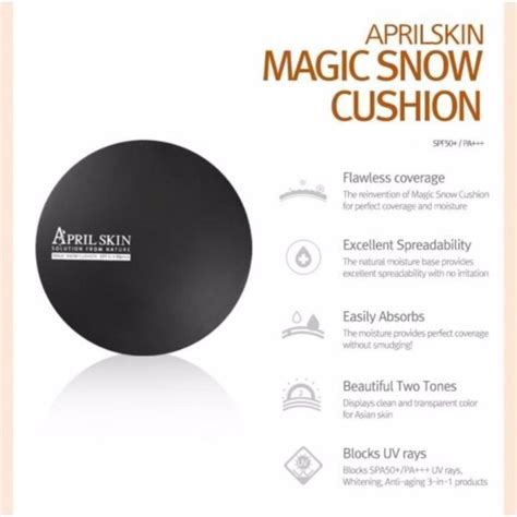 April sjin magic snow cushion: The One Foundation That Does it All